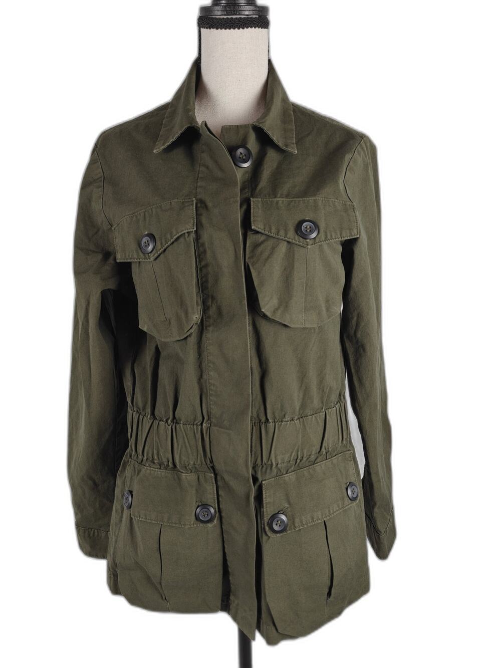 Women's, AUDE, Utility Jacket, Olive Green, Size 1